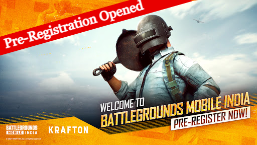 Battlegrounds Mobile India (PUBG) pre-registration