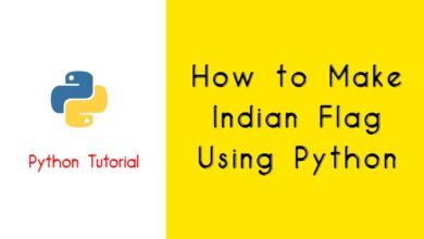 How to Make Indian Flag Using Python