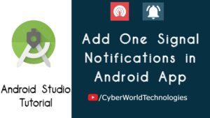 Add One Signal Notifications in Android App
