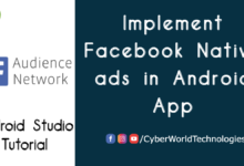 Facebook Native Ads in Android